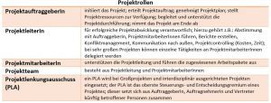 Projektrollen